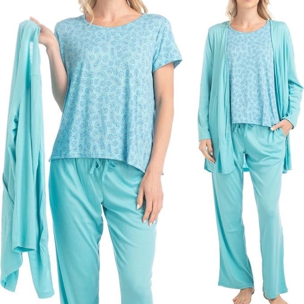 Muk Luks Ladies Pajamas Loungewear Set M 1X